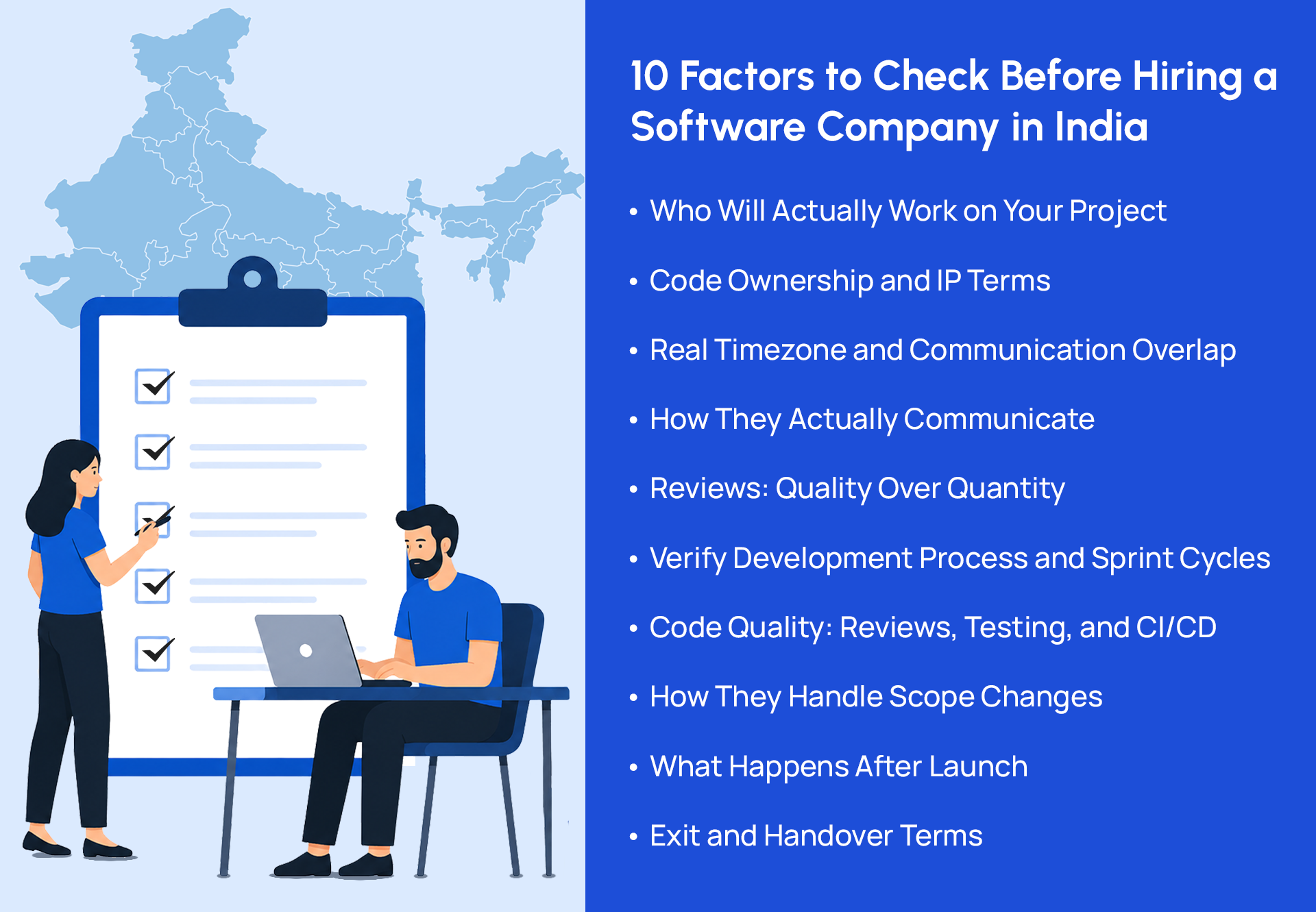 10 Factors to Check Before You Hire a Software Company in India