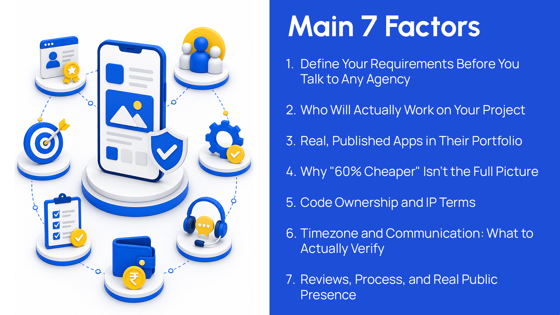 7 Factors to Look for Before You Hire a Mobile App Development Company in India