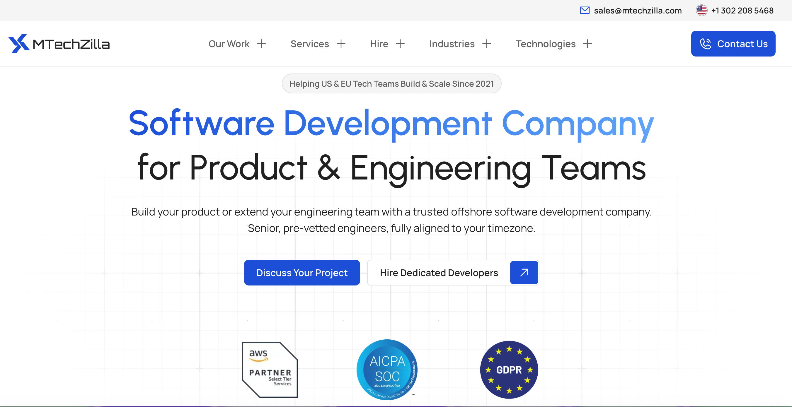 MTechZilla: Best Software Outsourcing Company for USA Startups