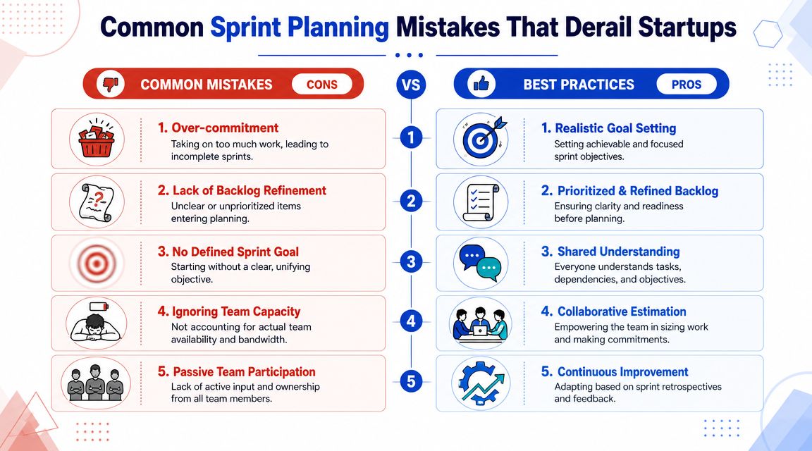 Common Sprint Planning Mistakes That Derail Startups